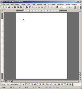 Business Letter Blank Page