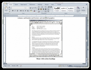 A screenshot of a Word 2003 document in a screenshot of a Word 2007 document in an ePub PDF. Cool.